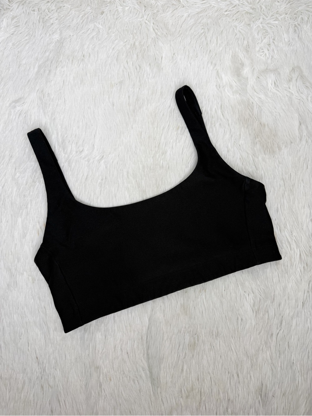 OUTDOOR VOICES / black normal strap sports bra / S